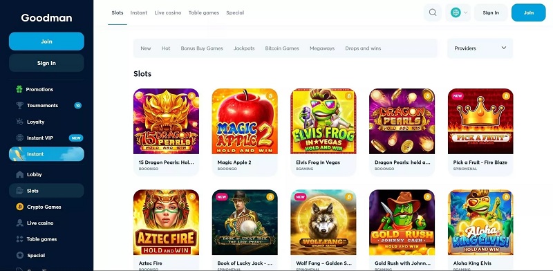 Goodman Casino Review: A Look at the Features and Bonuses