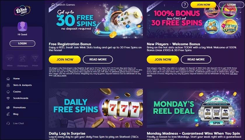 Wink 30 Free Spins - An Exciting Way to Enjoy Online Gambling